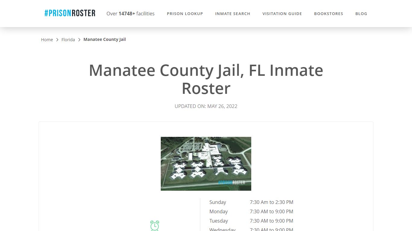Manatee County Jail, FL Inmate Roster - Inmate Locator